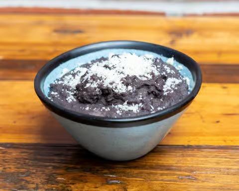 Refried Black Beans.