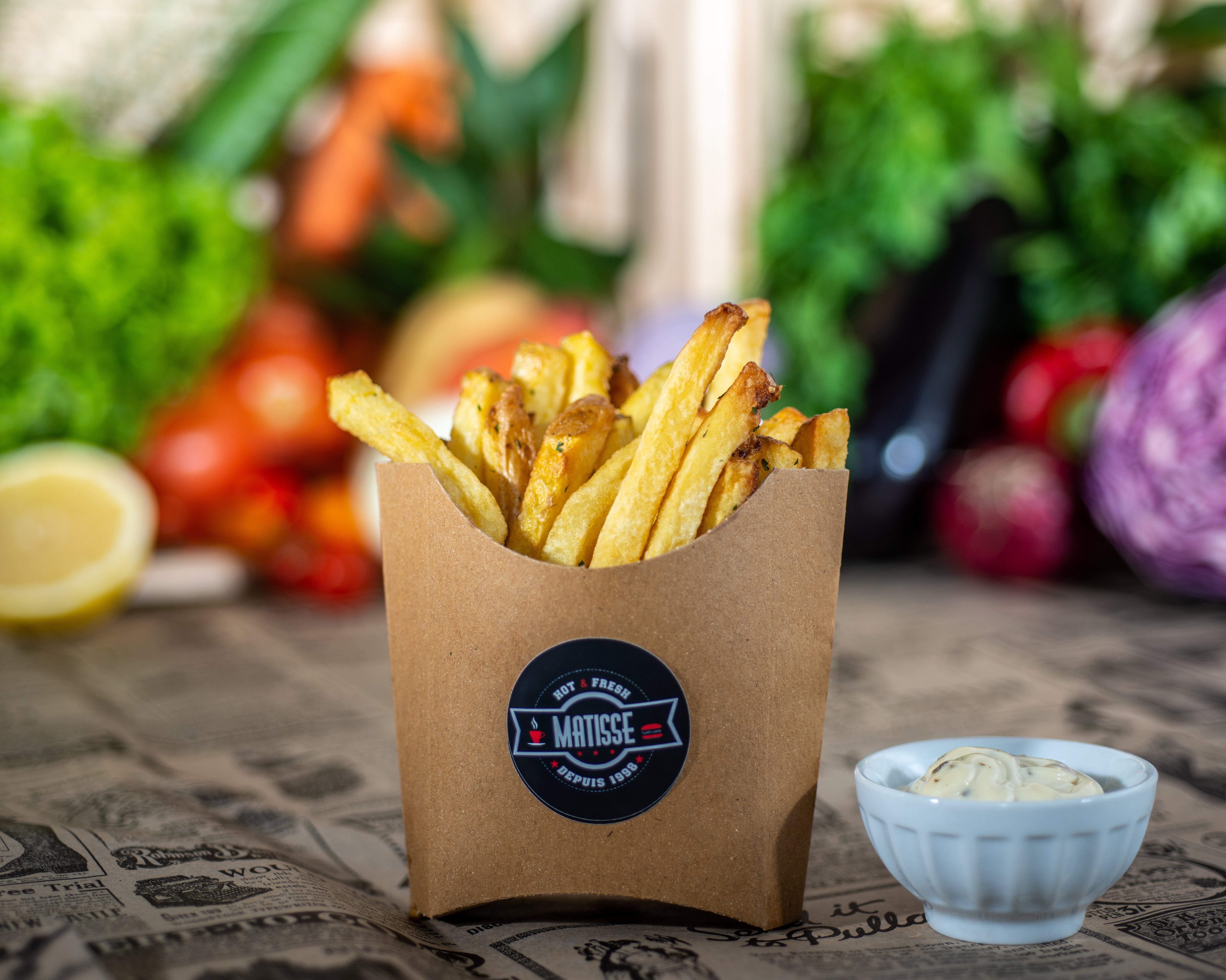 Cornet frites fraîche "maison"  🍟 🍟