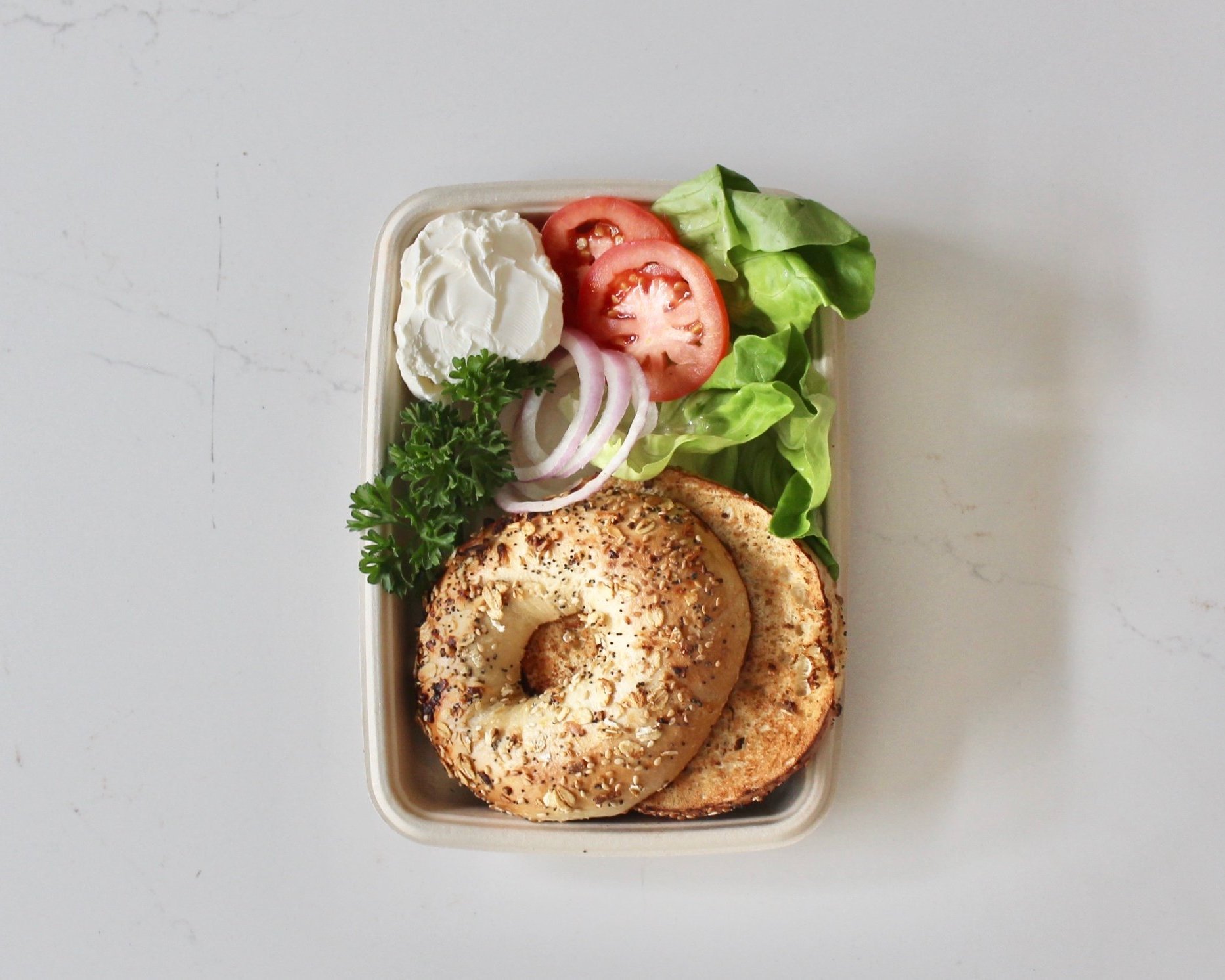 Make Your Own Bagel Sandwich