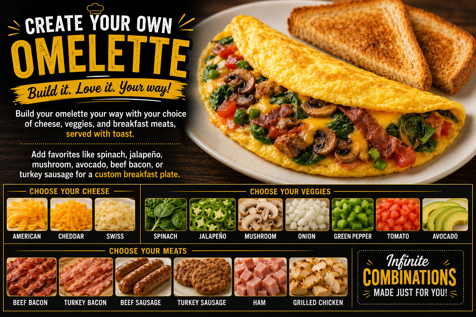 Create Your Own Omelette