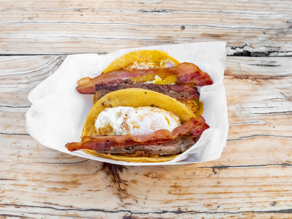 Fried Egg & Brisket.