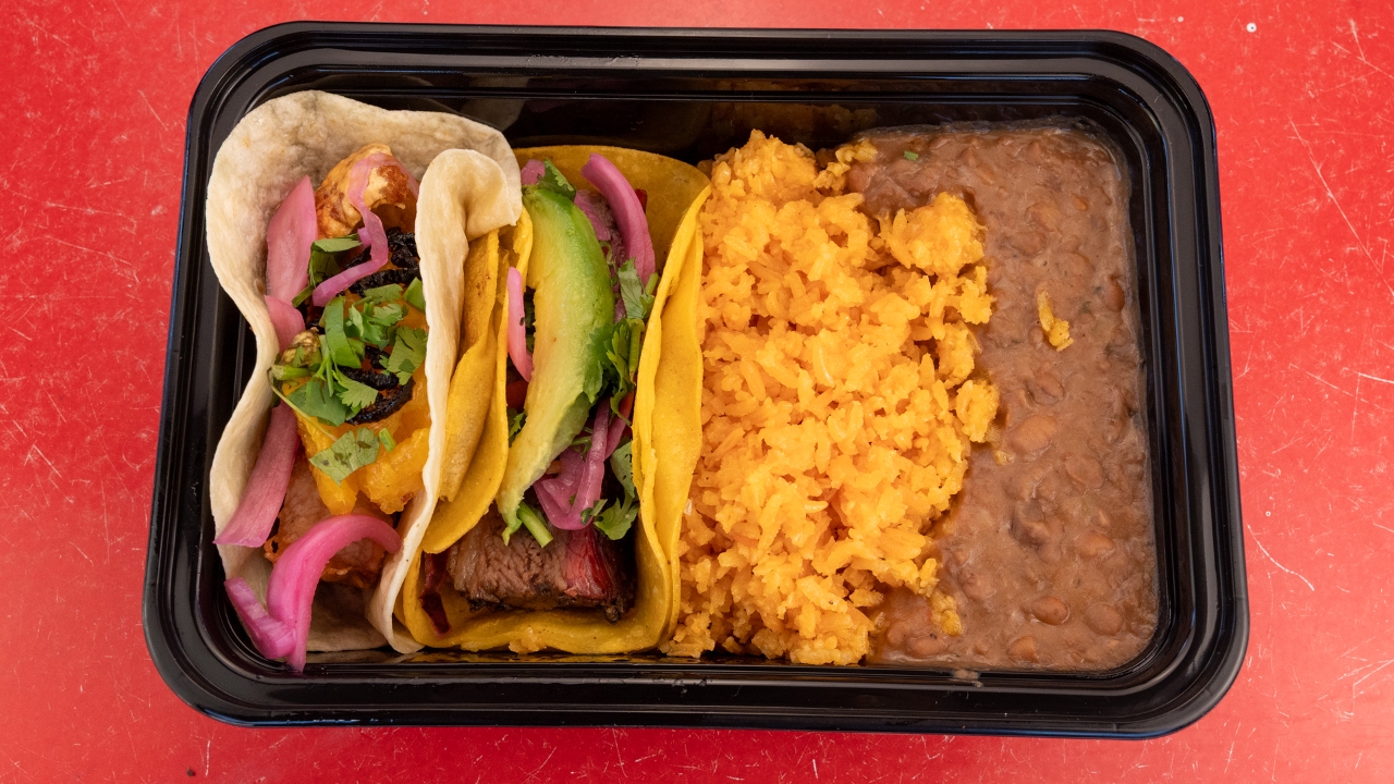 Two Taco Plate Combo.