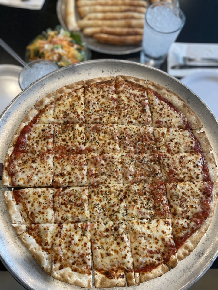 Medium Thin Vegan Pizza.