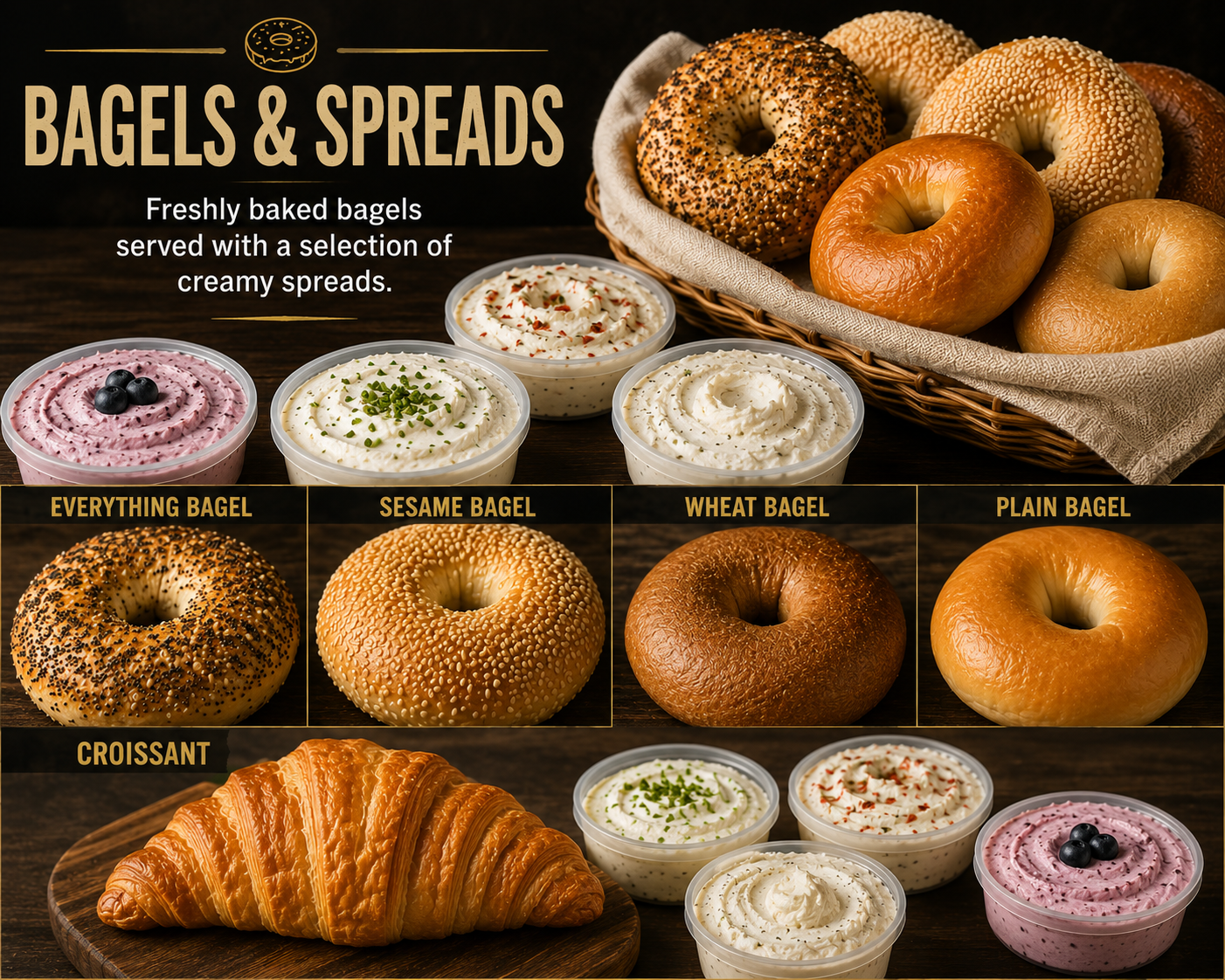 Bagels and Spreads