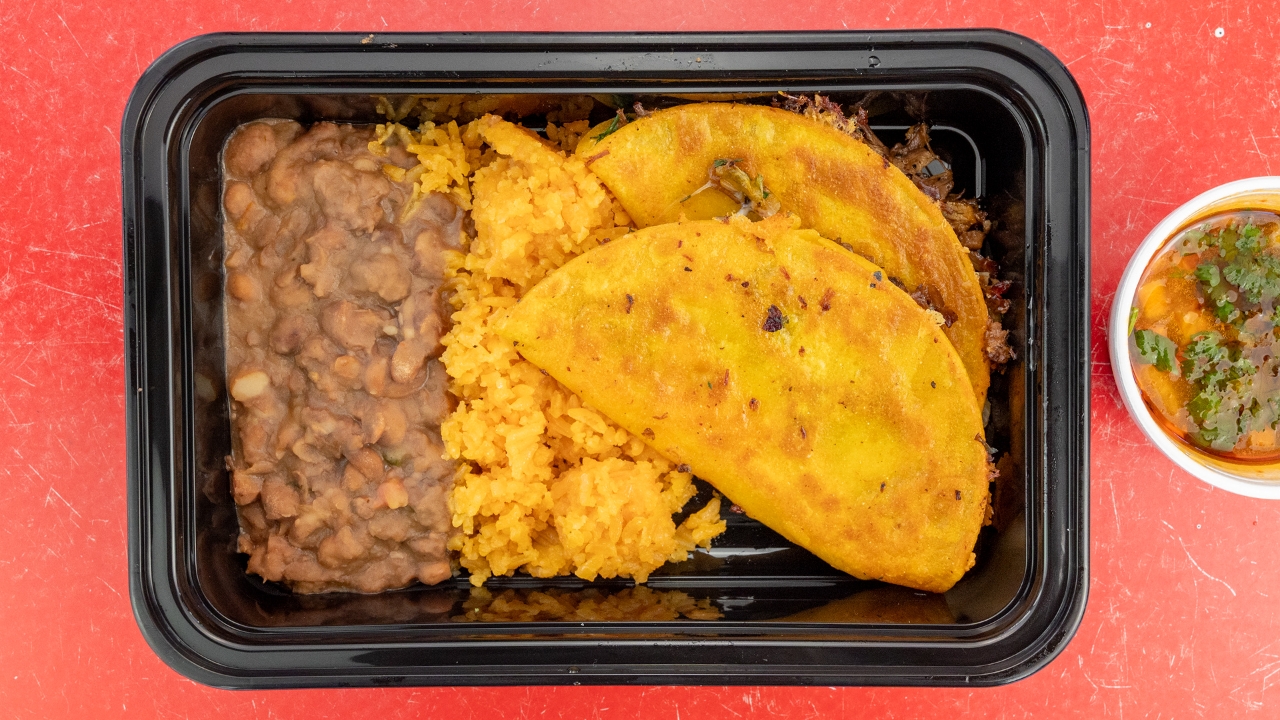 Two Birria Plate Combo.