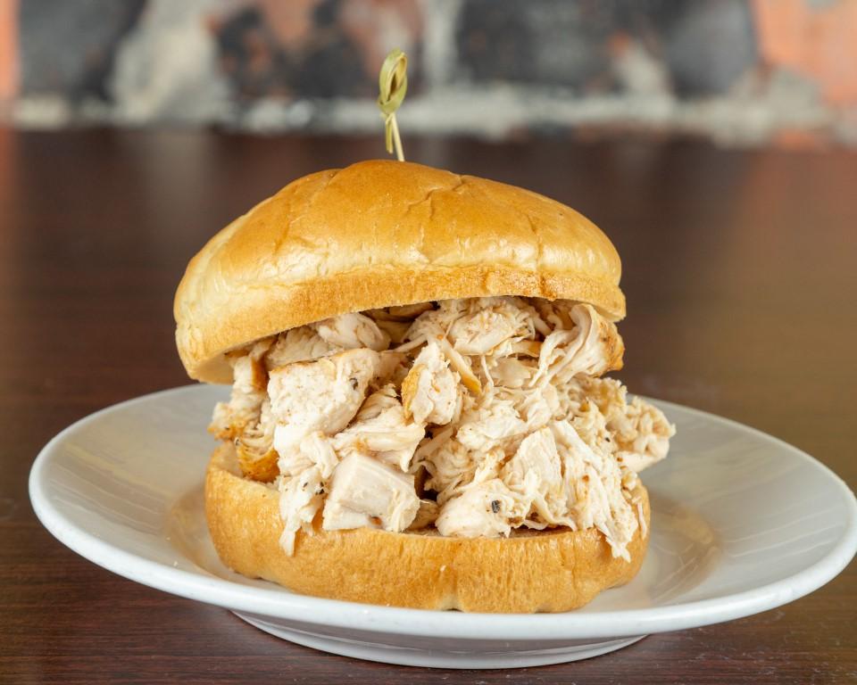 Kids' Pulled Chicken Slider.