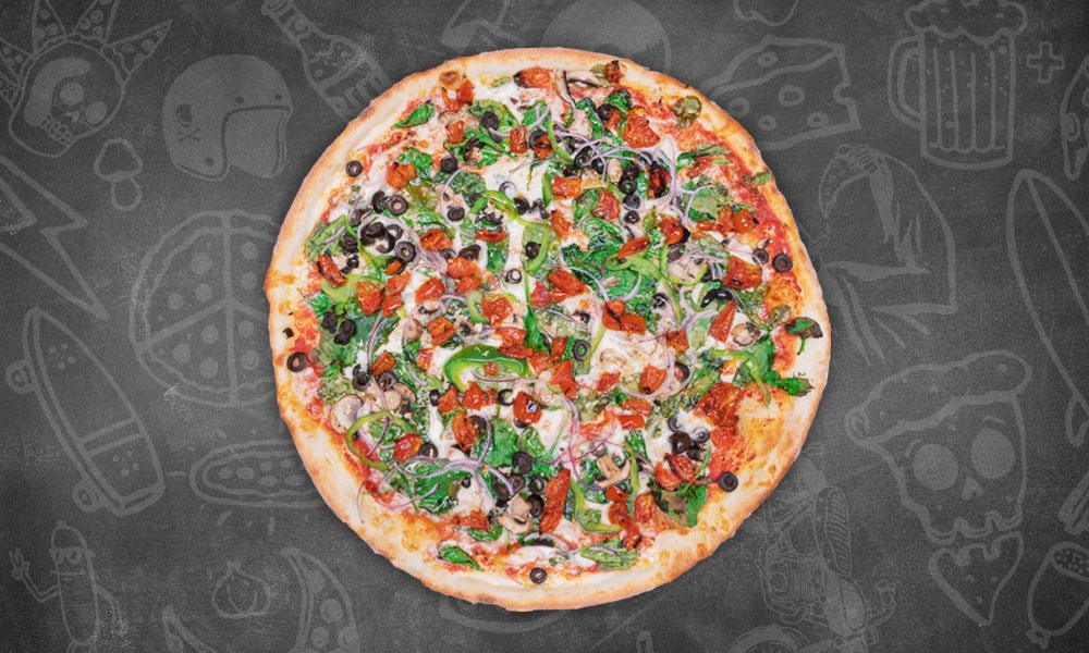 Veggie Whole Pie.